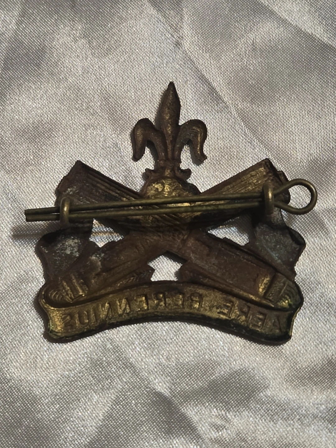 Vintage Military Badge - "AERE PERENNIUS" - photo 2