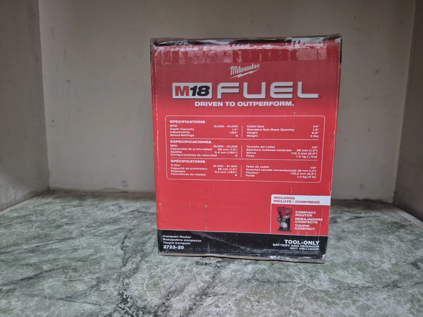 Milwaukee M18 FUEL Compact Router 2723-20 Tool-Only - photo 3