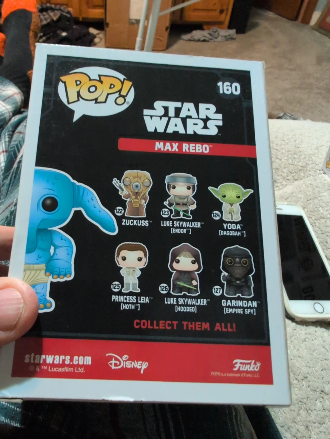 Funko Pop! Star Wars Max Rebo #160 Vinyl Bobble-Head - photo 2