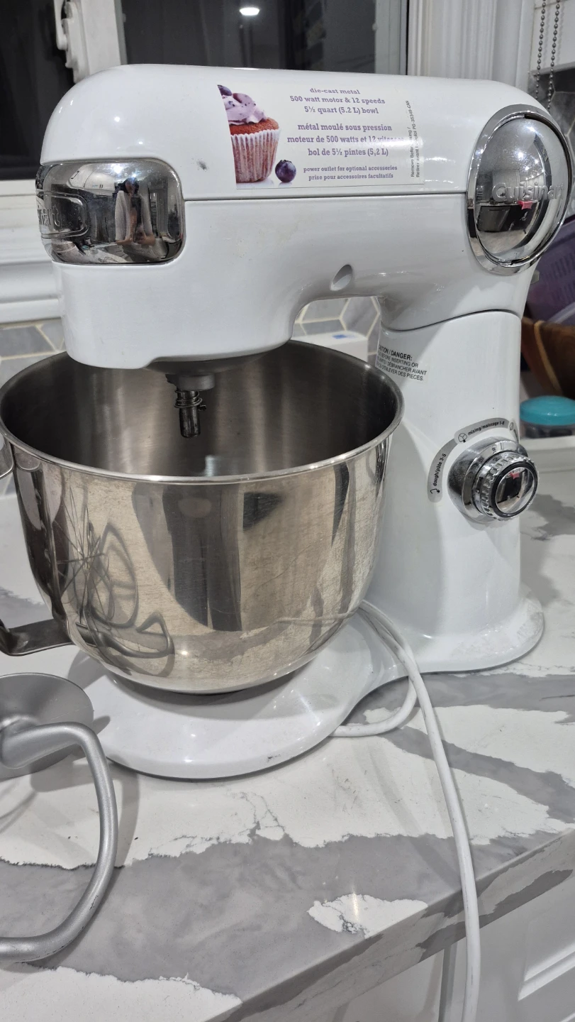 Cuisineart stand mixer dough pebble whisk