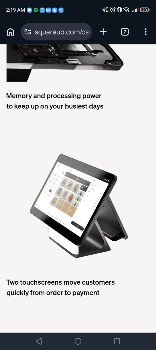 Square Register 2nd Generation POS System - photo 2