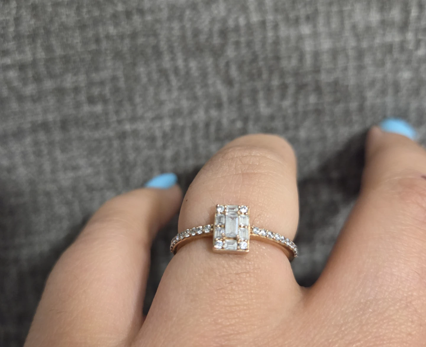 Pandora Rose Gold Diamond Ring - photo 2