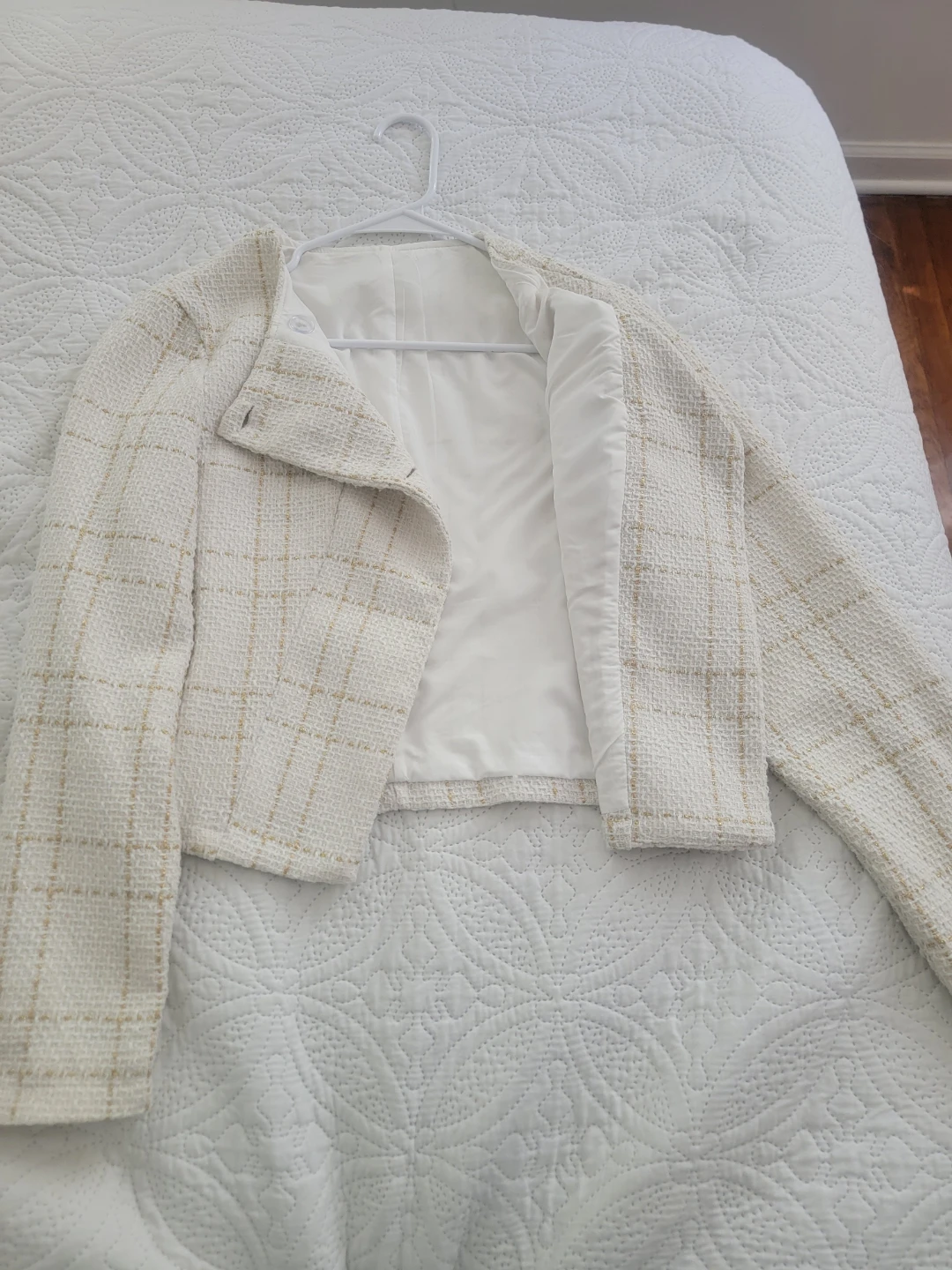 Cropped Tweed Jacket - photo 2