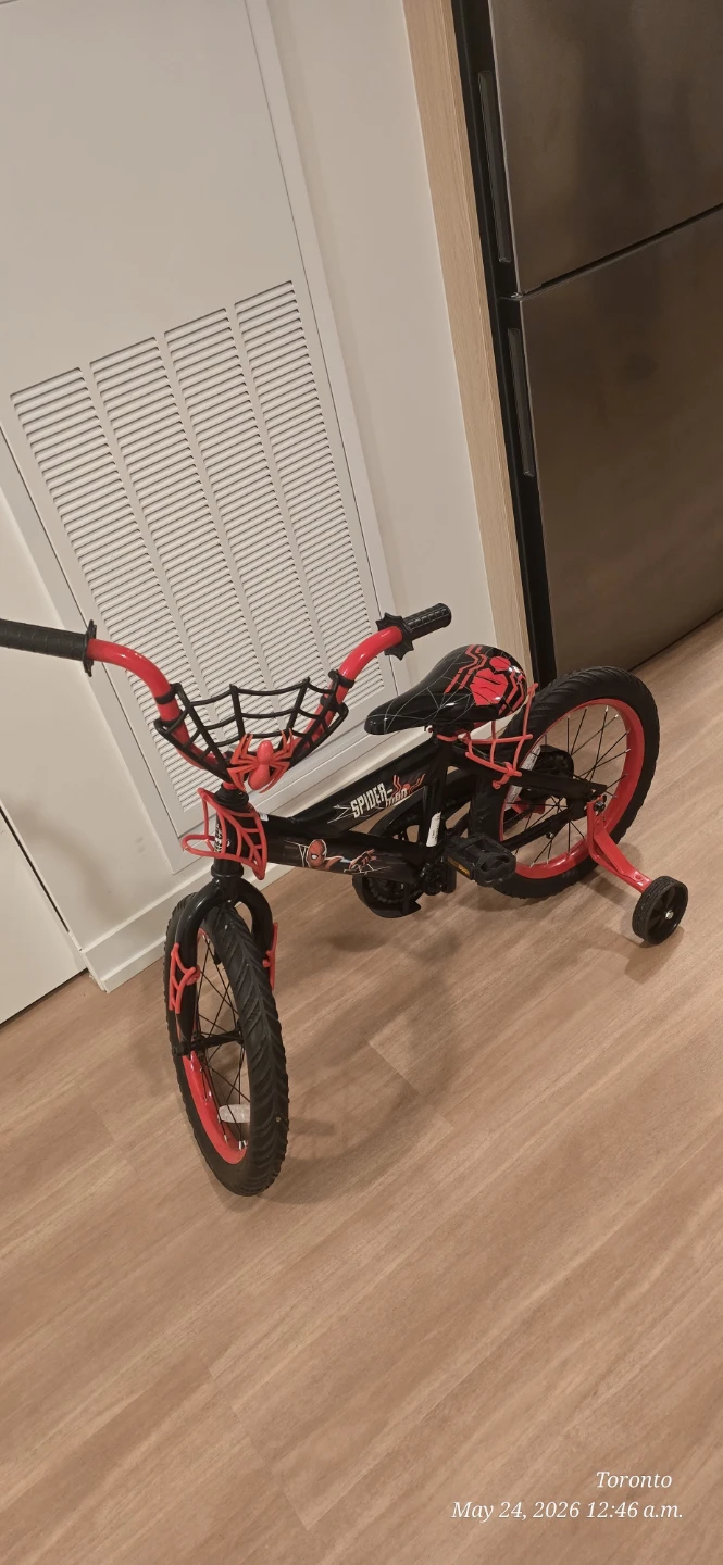 Kids Spider-Man Bike