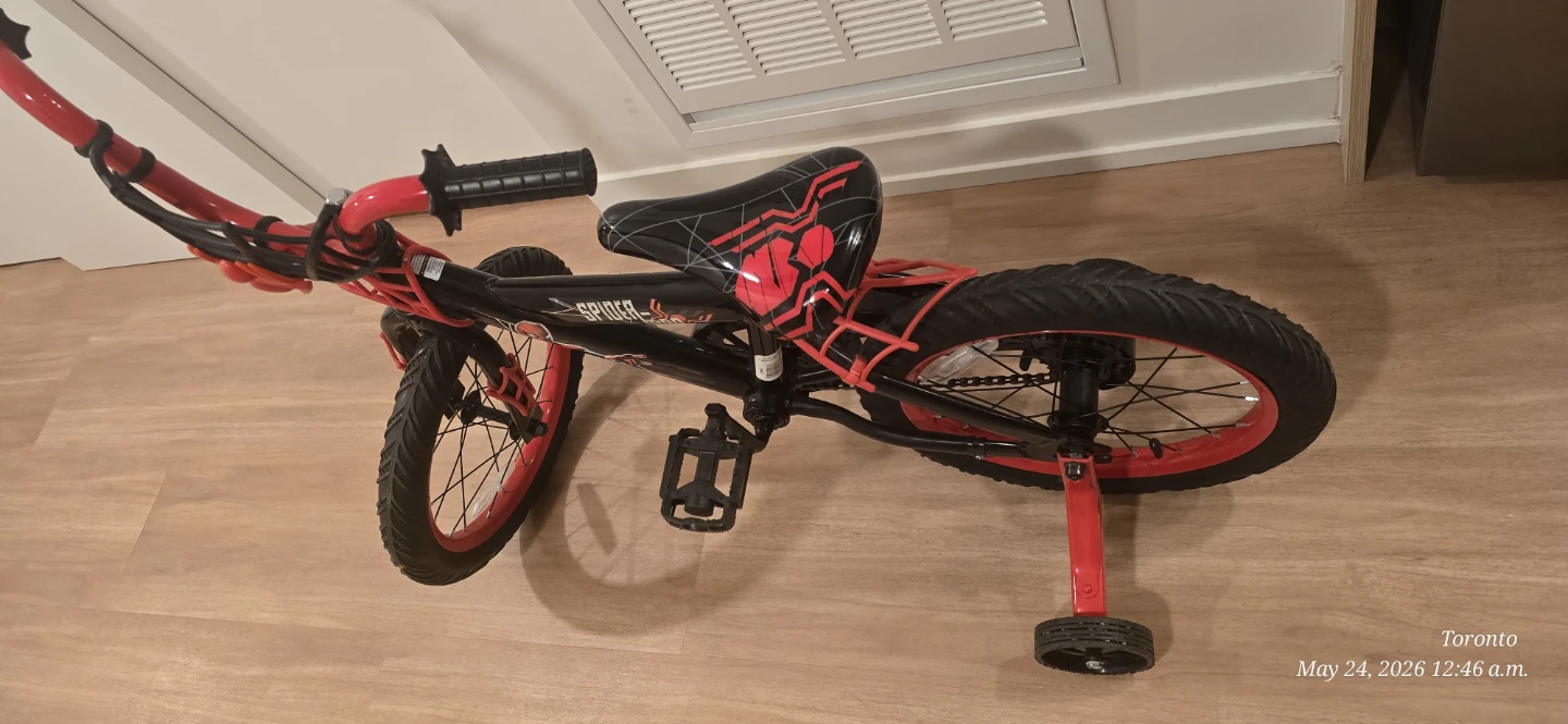 Kids Spider-Man Bike - photo 2