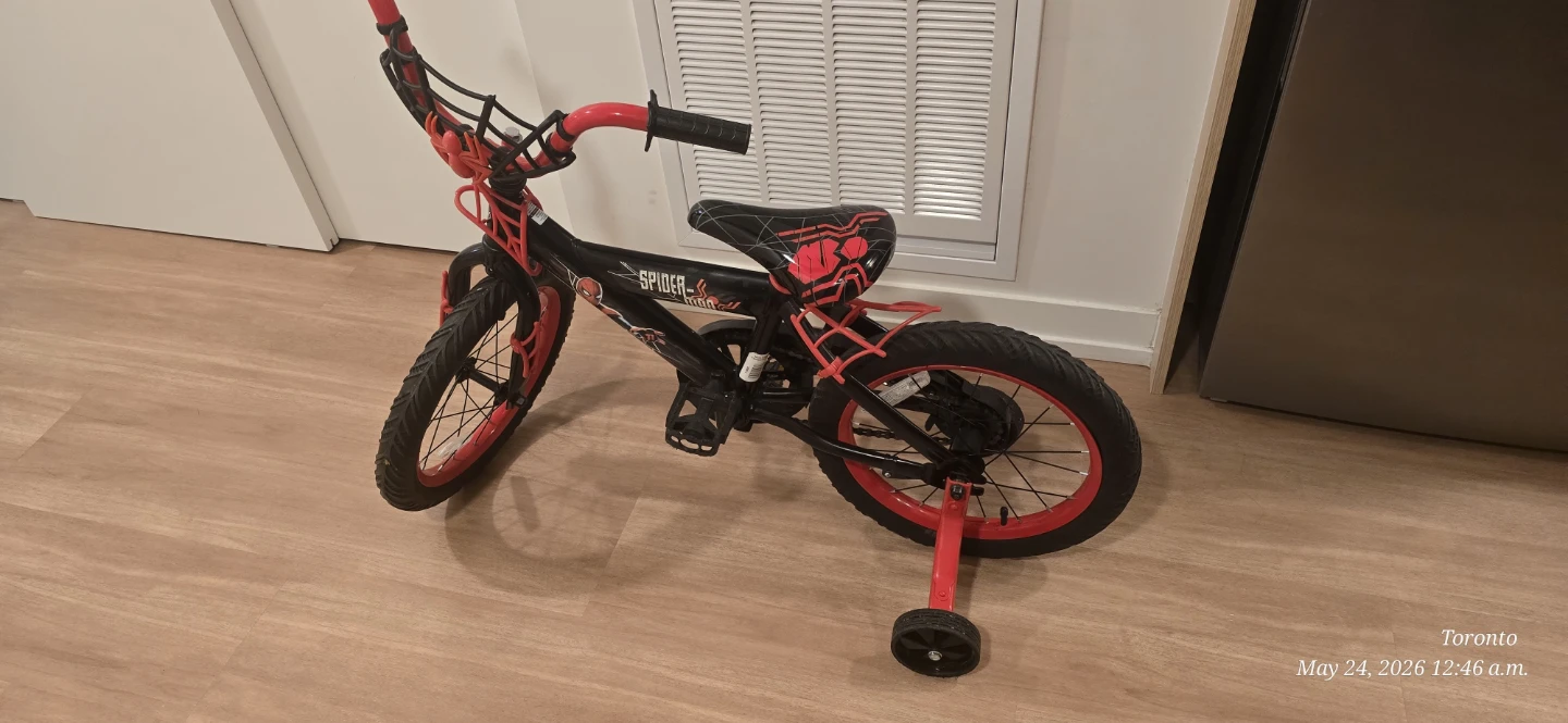 Kids Spider-Man Bike - photo 3
