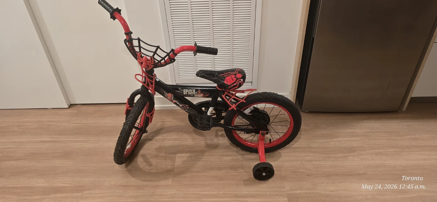 Kids Spider-Man Bike - photo 4