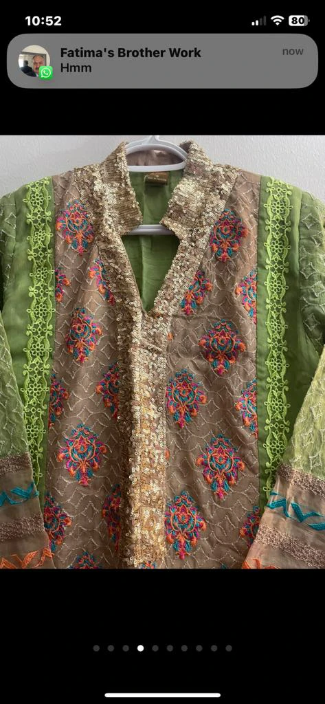 Embroidered Kurti with Sequins