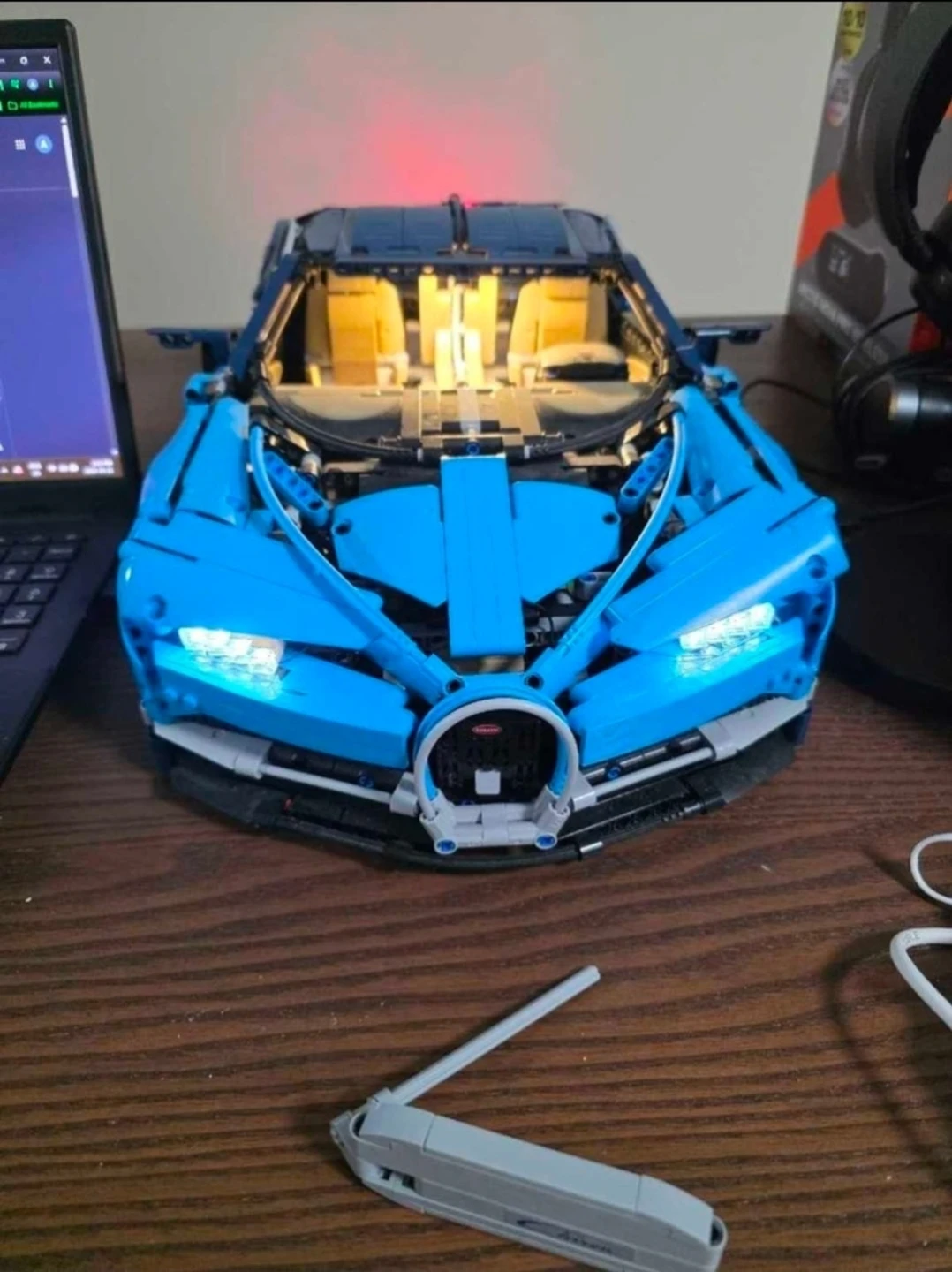 LEGO Technic Bugatti Chiron with Lights and Bat Wings