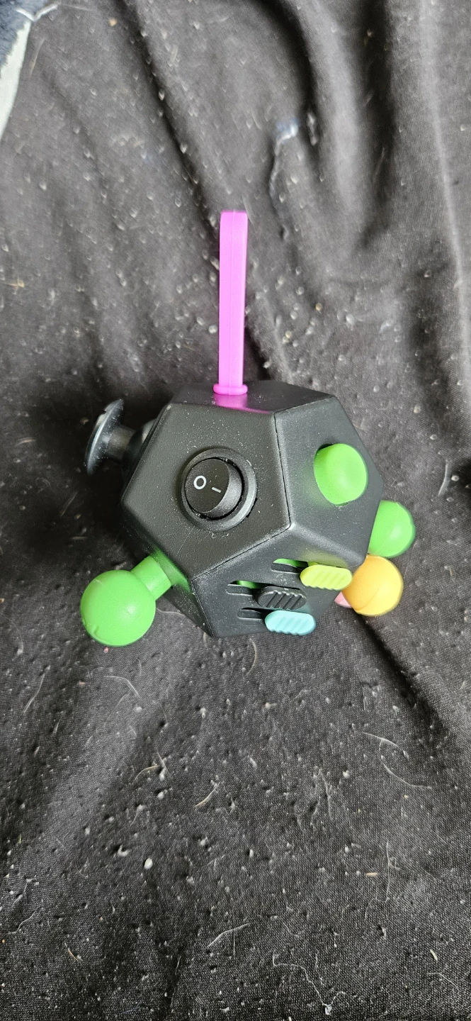 Fidget Cube with Multiple Functions