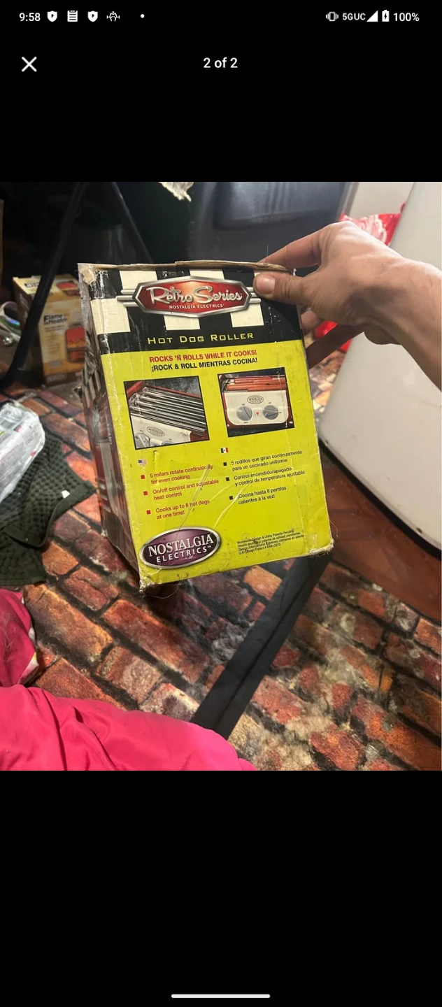 Nostalgia Retro Series Electric Hot Dog Roller - photo 2