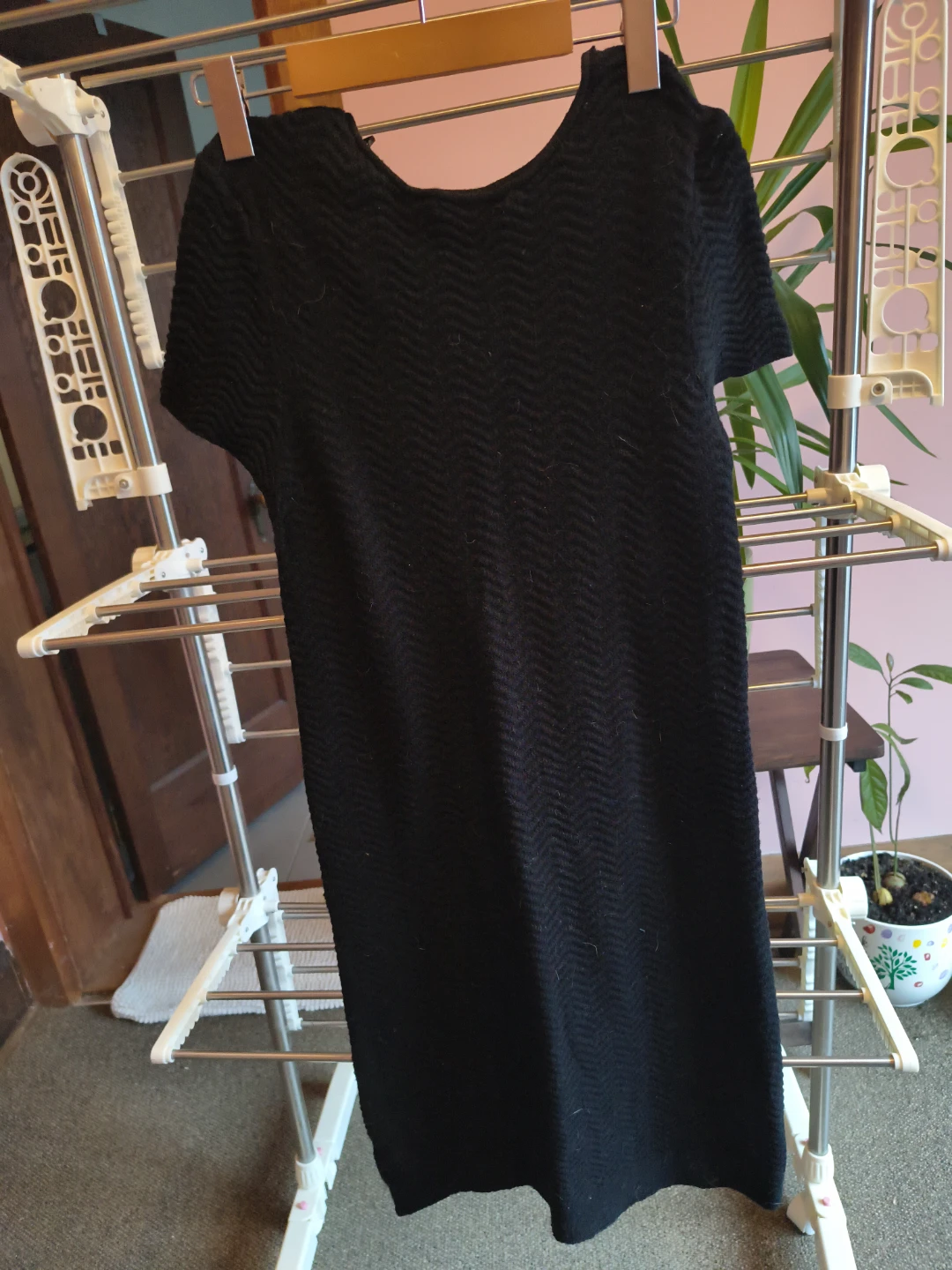Black Knit Dress