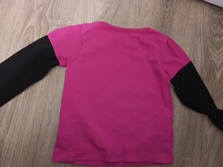 Girls Pink Long Sleeve Skull T-Shirt - photo 2