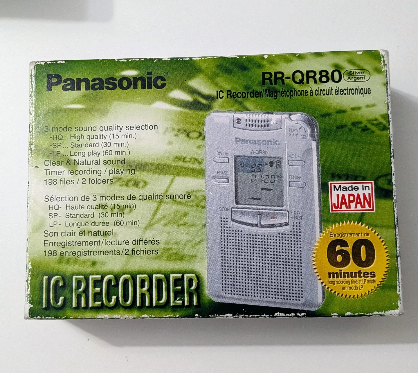 Panasonic RR-QR80 IC Recorder - photo 2