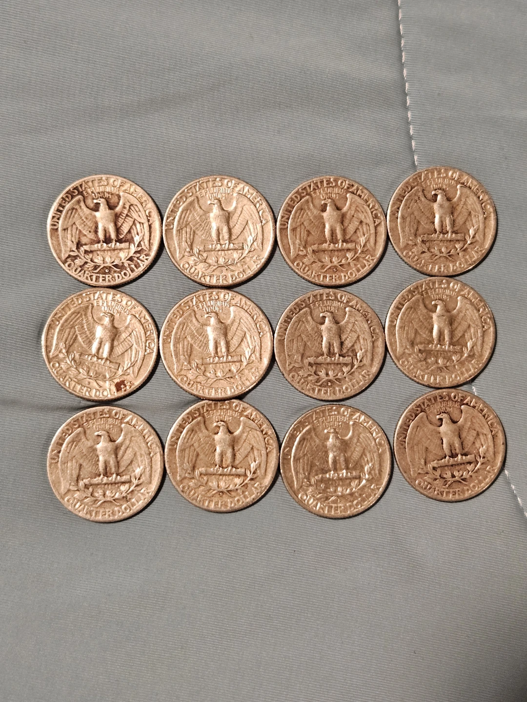 12 United States Washington Quarters - photo 2