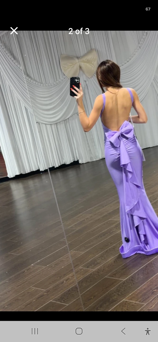 Jessica Angel Lavender Mermaid Gown XXS - photo 2