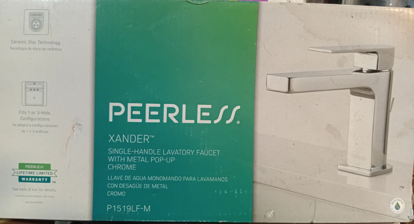 Peerless Xander Single-Handle Faucet with Metal Pop-Up - Chrome - photo 3