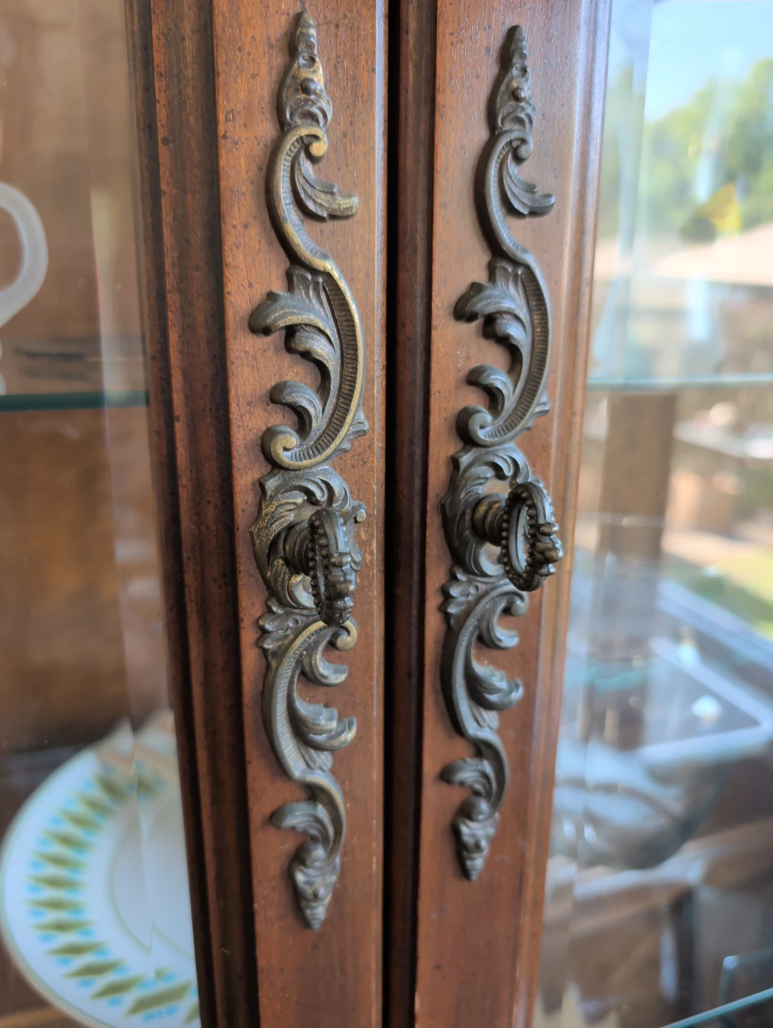 Corner China Cabinet with Glass Doors - photo 3