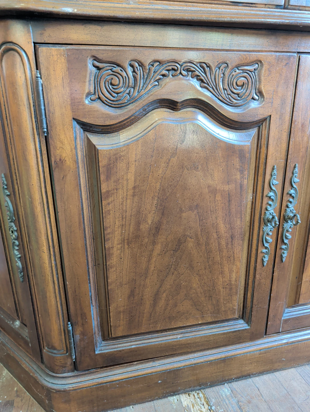 Corner China Cabinet with Glass Doors - photo 4