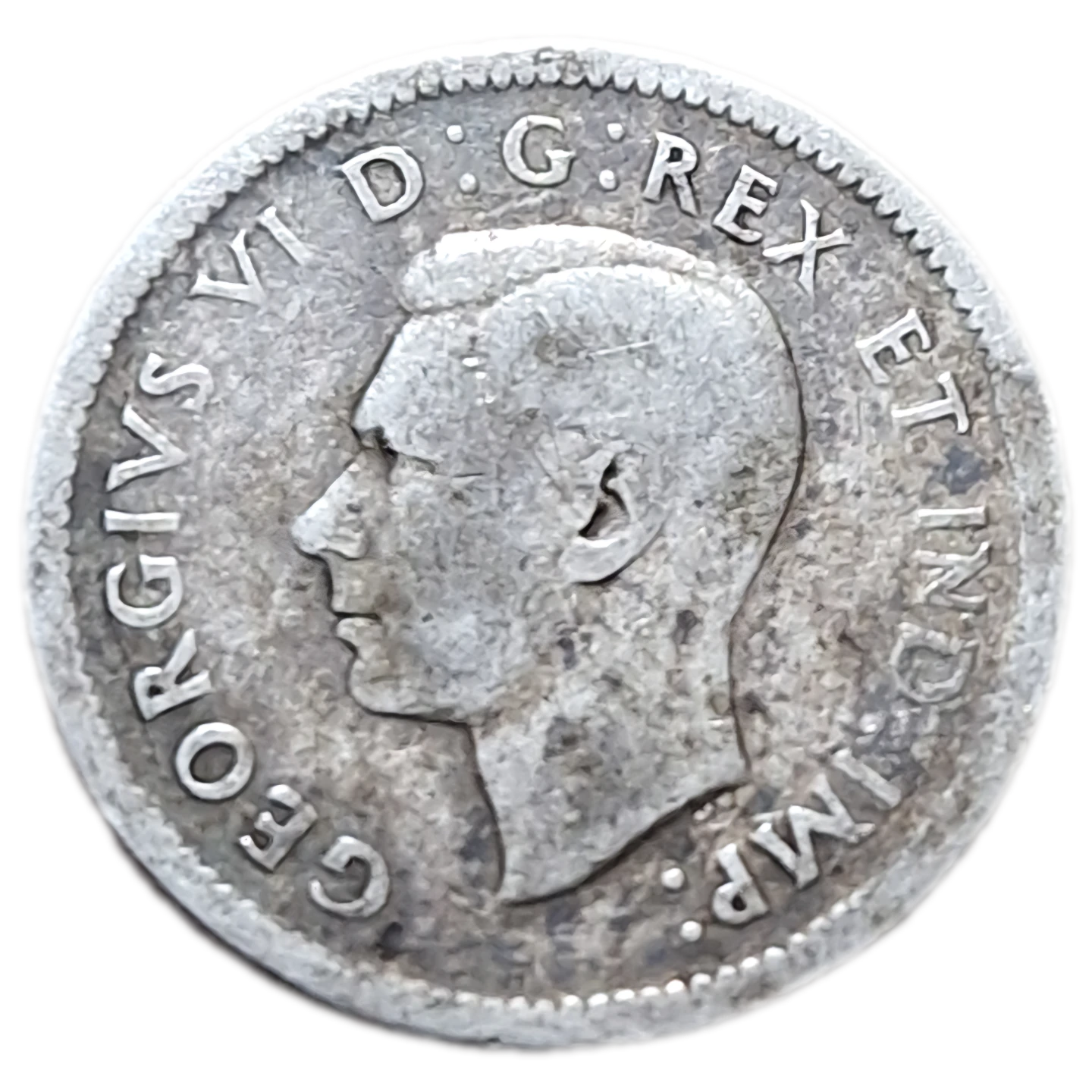 Two Silver Canadian King Geo. VI Coins - photo 3