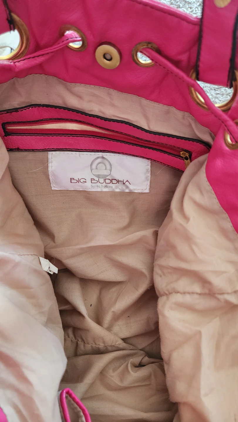 Big Buddha Pink Leather Tote Bag - photo 2