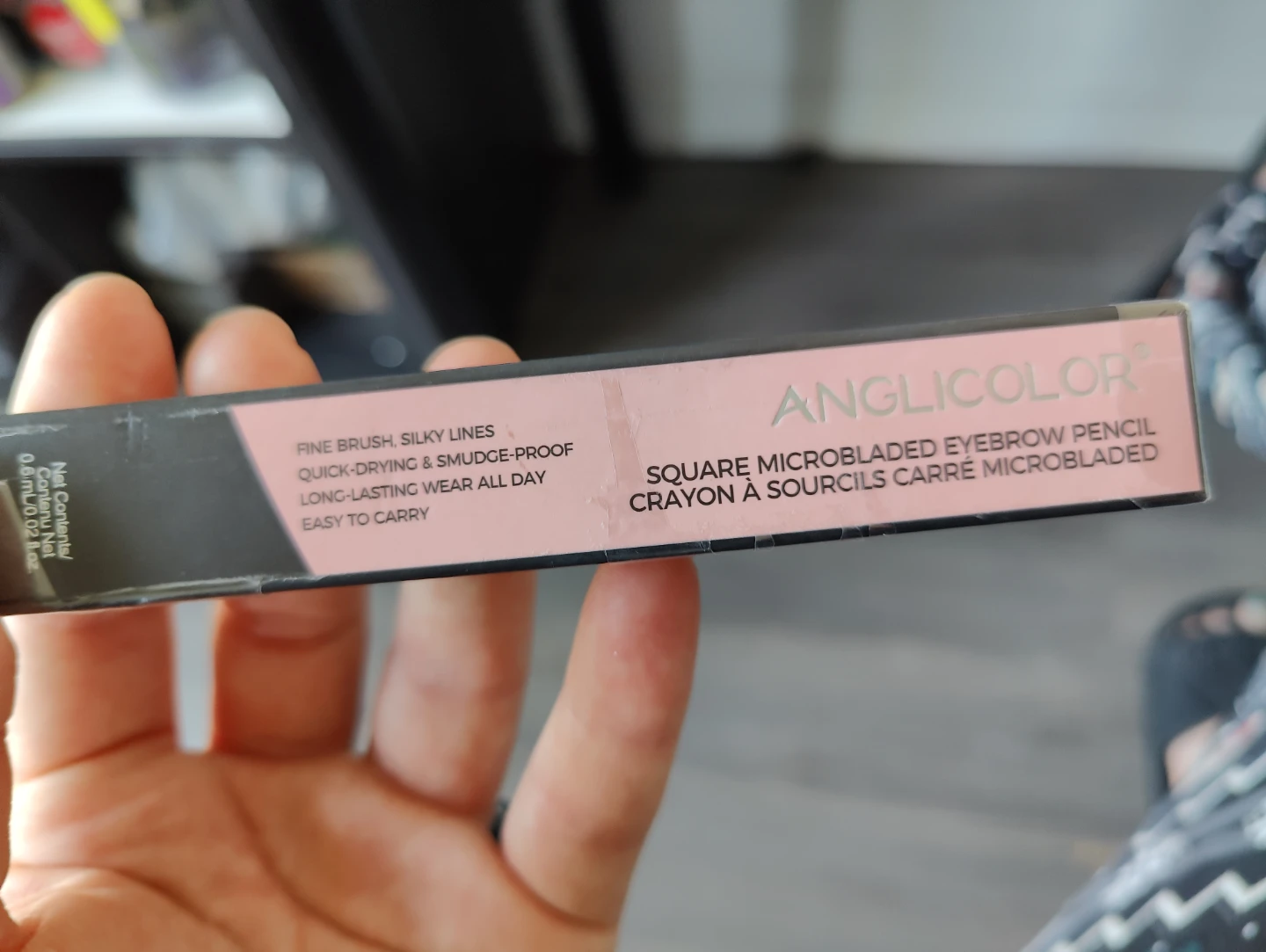 ANGLICOLOR Square Microbladed Eyebrow Pencil - Black - photo 2