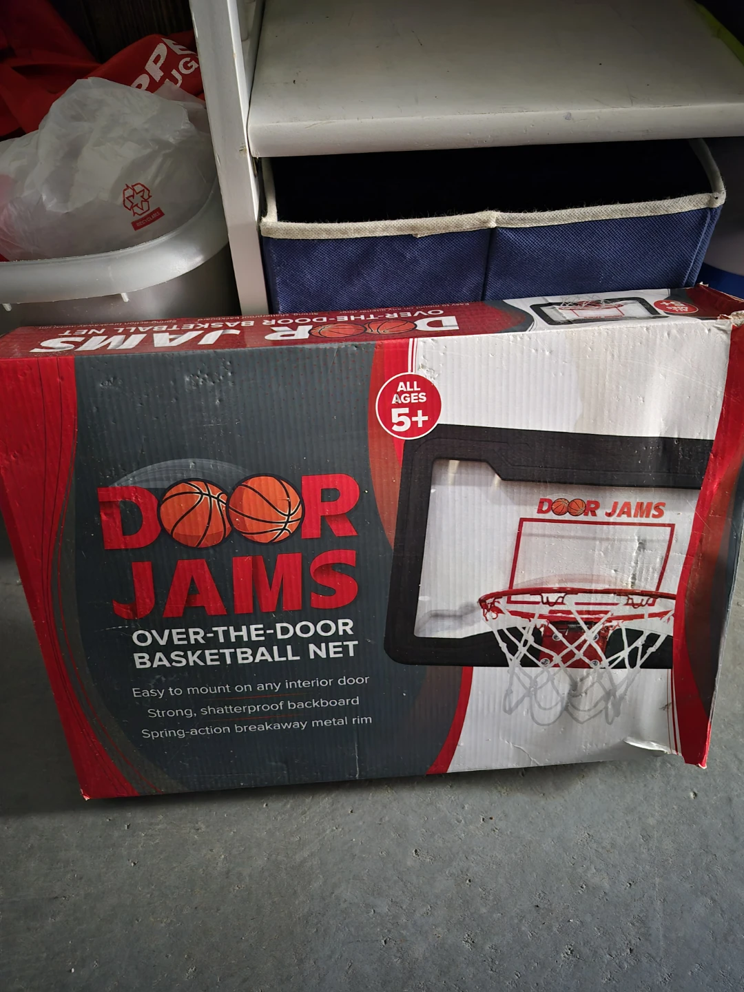 Door Jams Over-The-Door Basketball Hoop