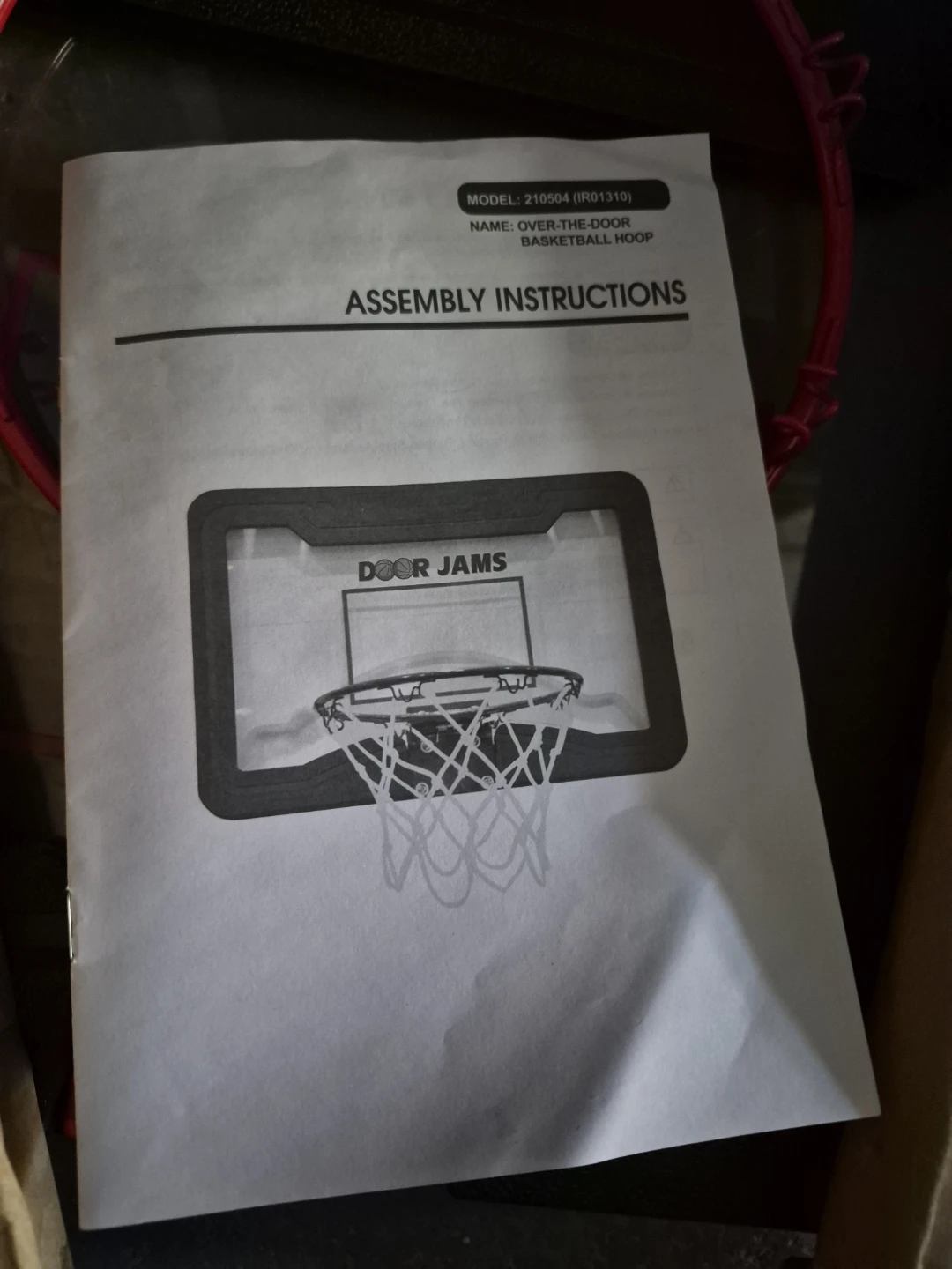 Door Jams Over-The-Door Basketball Hoop - photo 3
