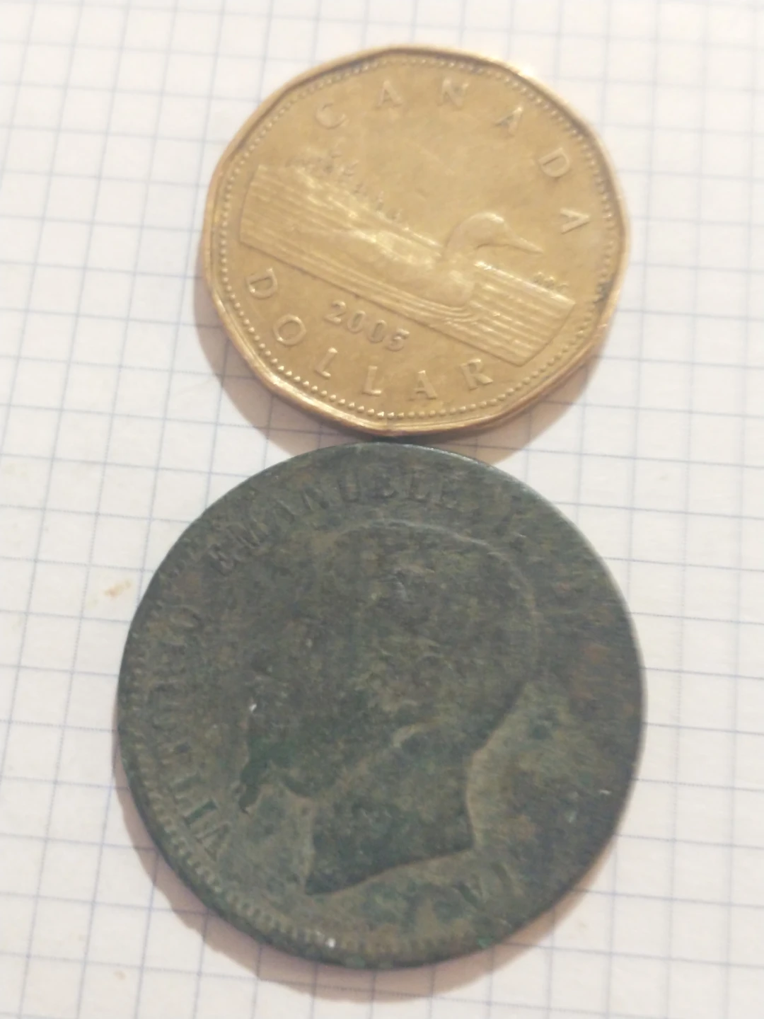 1856 Italy 10 Centisimi coin, poor condition - photo 2
