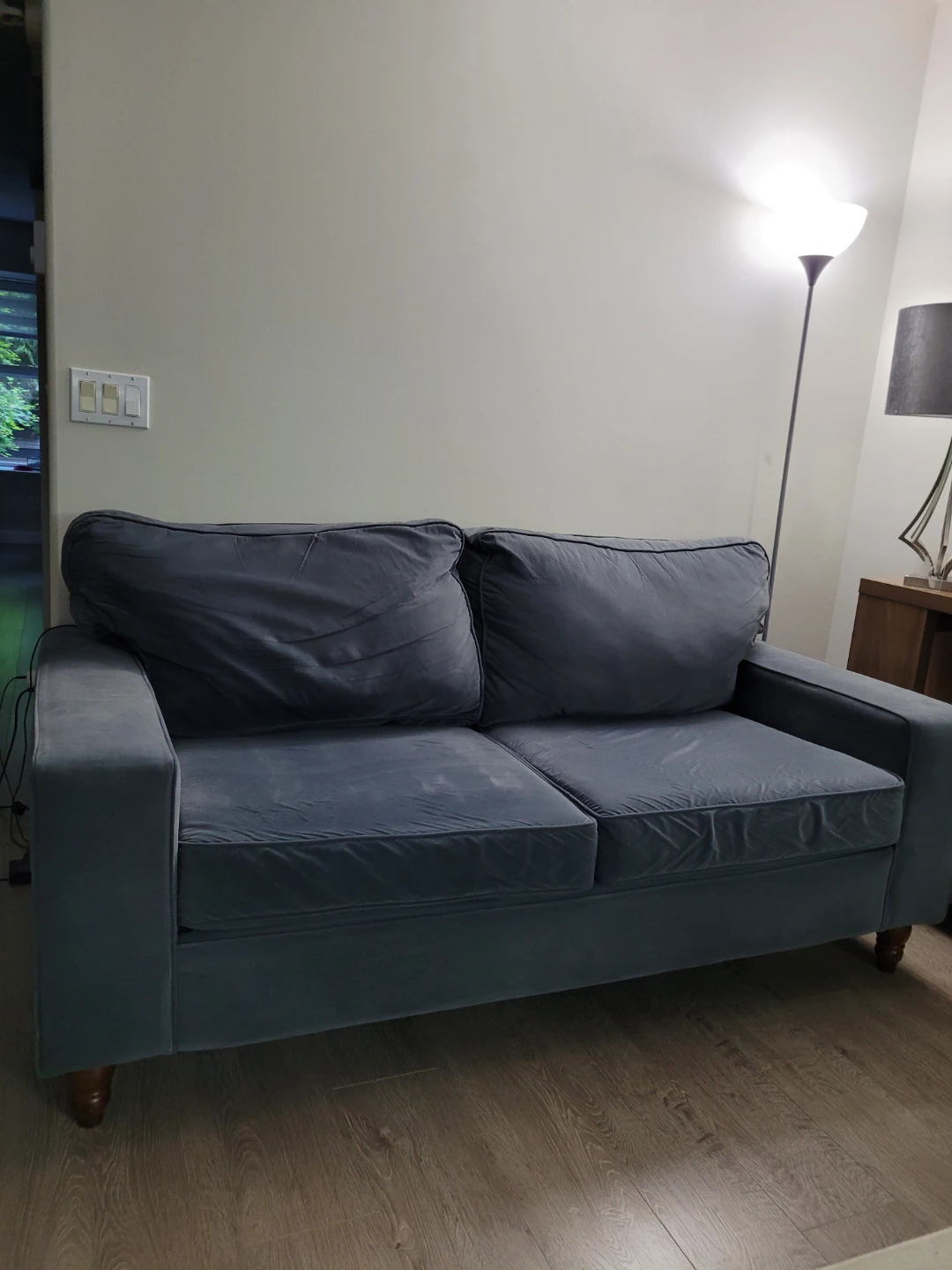 Grey 2-Seater Sofa - photo 4