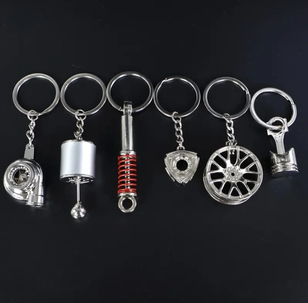 Car Part Themed Keychains (Set of 15) - photo 2