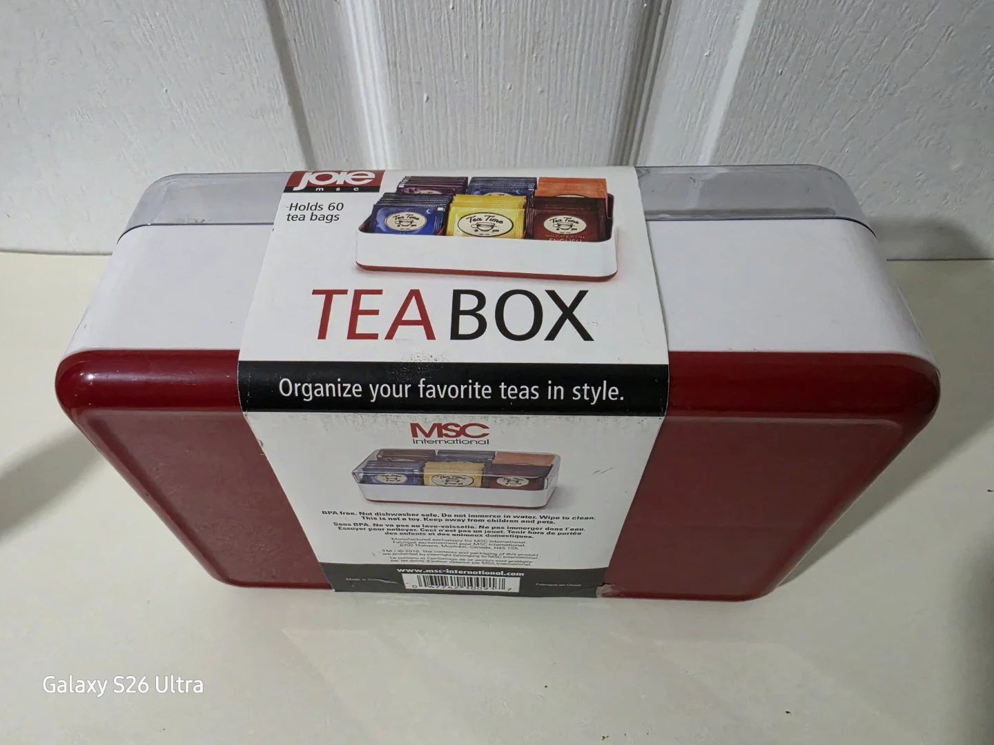 Joie COFFRET À THÉ" Tea Box Holds 60 Tea Bags - photo 3
