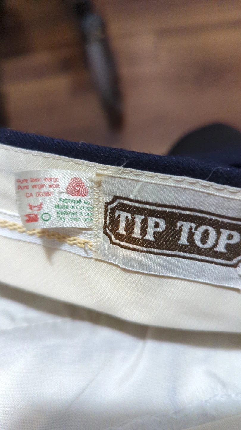 Tip Top Tailors Navy Wool Trousers - photo 2