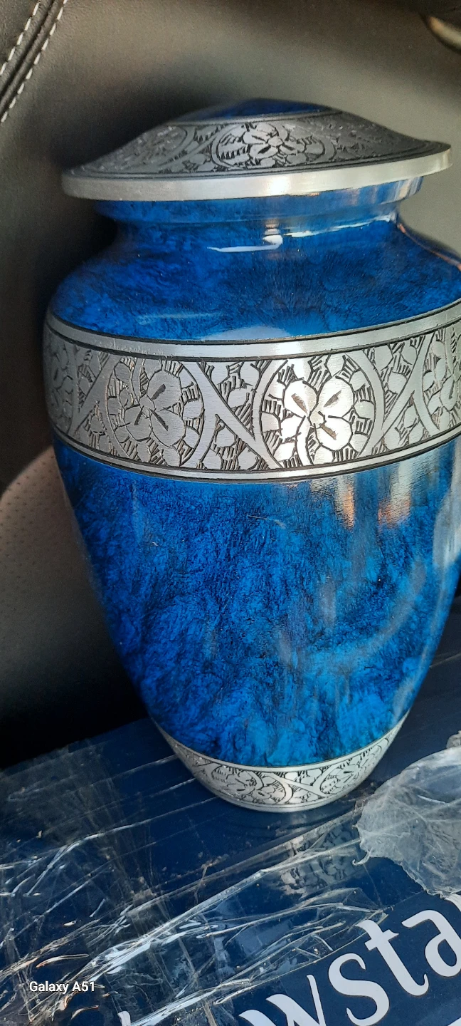 Blue Decorative Urn