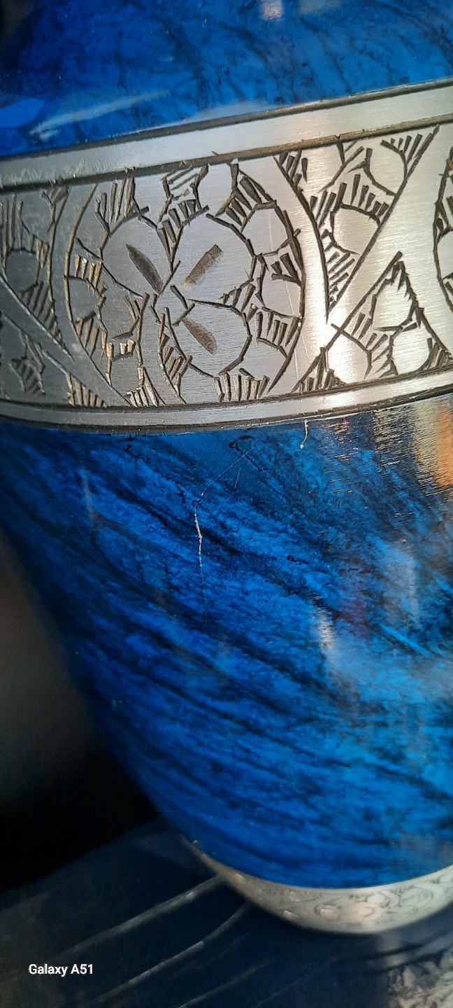 Blue Decorative Urn - photo 2