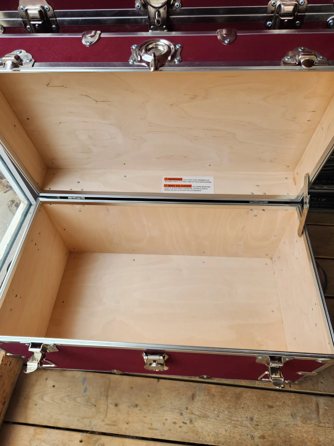 Rhino Trunk & Case Storage Trunks - Set of 9 - Burgundy - photo 5