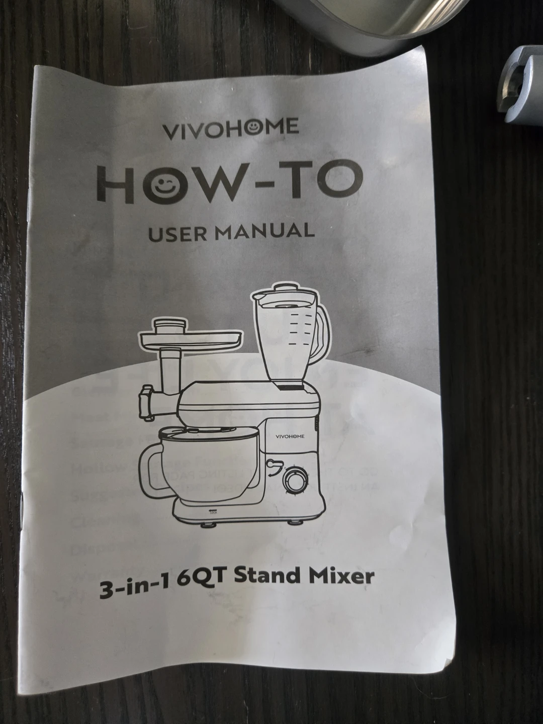 VIVOHOME 3-in-1 6QT Stand Mixer with Attachments - photo 5