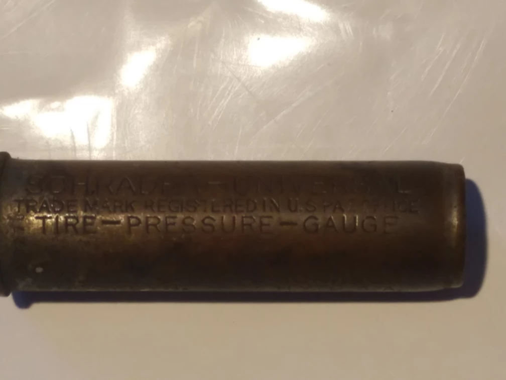 Schrader Universal Tire Pressure Gauge vintage