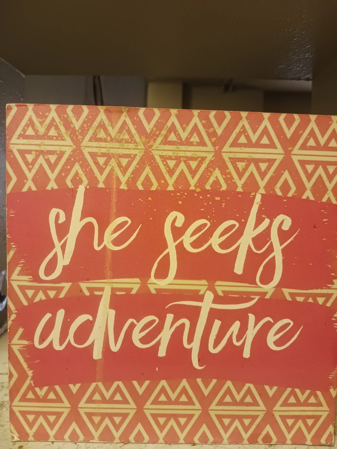 She Seeks Adventure Wall Decor Sign - photo 2