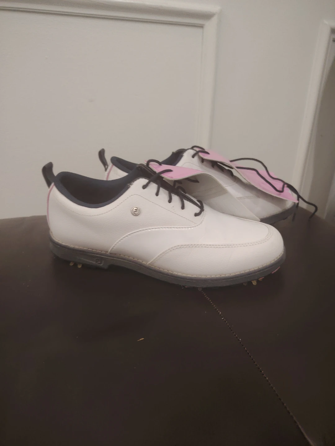 FootJoy Womens Premiere Series #8 - Issette Golf Shoe White/Pink