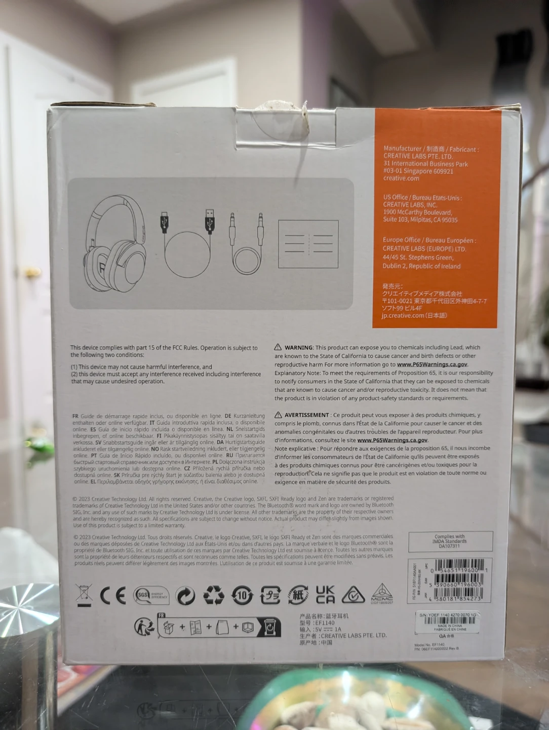 New Open Box - Creative Zen Hybrid 2 Headphones - photo 2