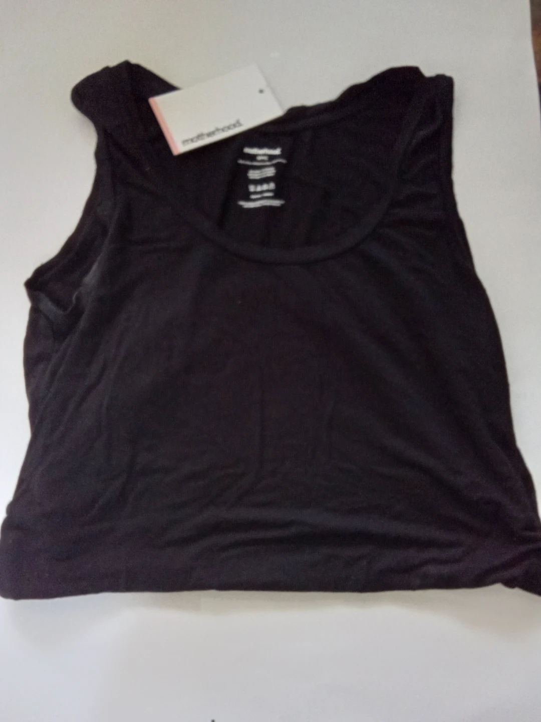 Motherhood Maternity Tank Top Black S/P