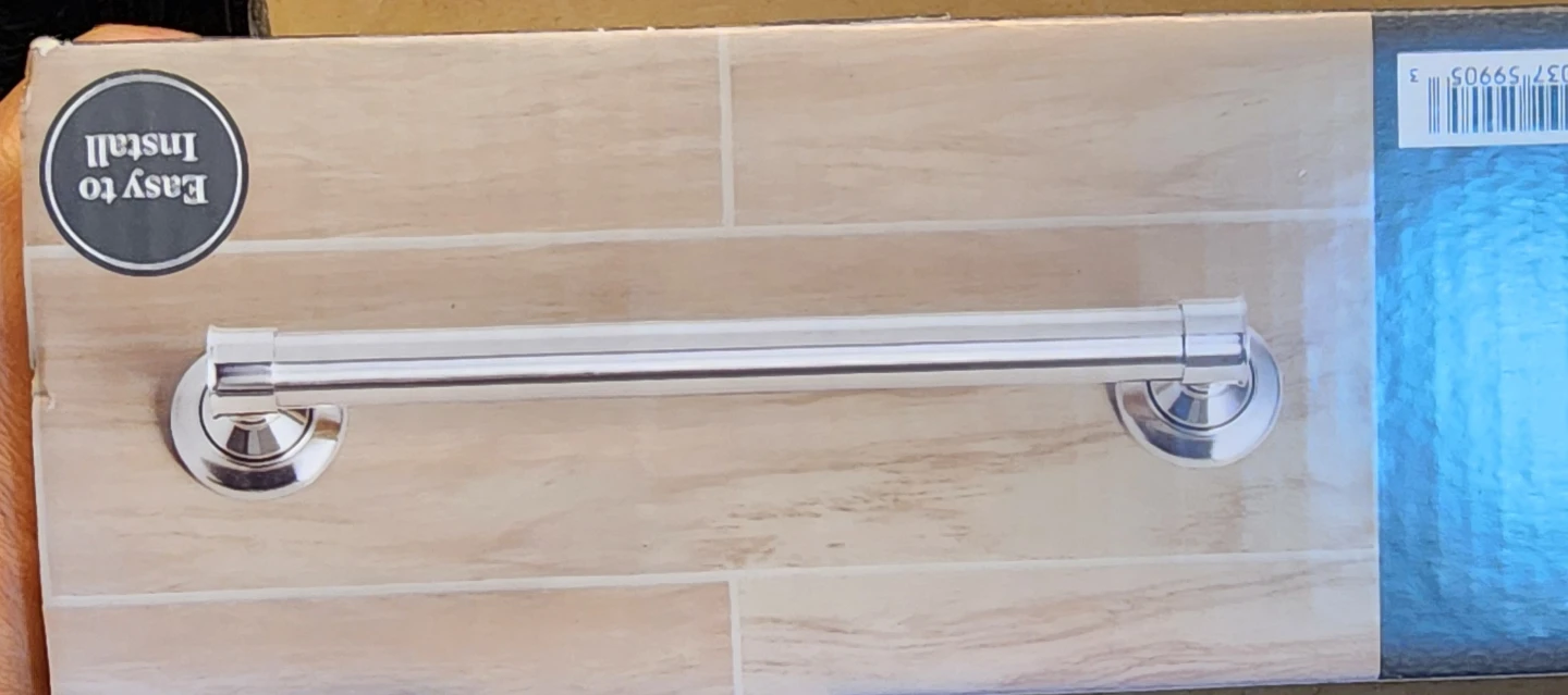 Better Homes & Gardens 16 Inch Satin Nickel Grab Bar - photo 3