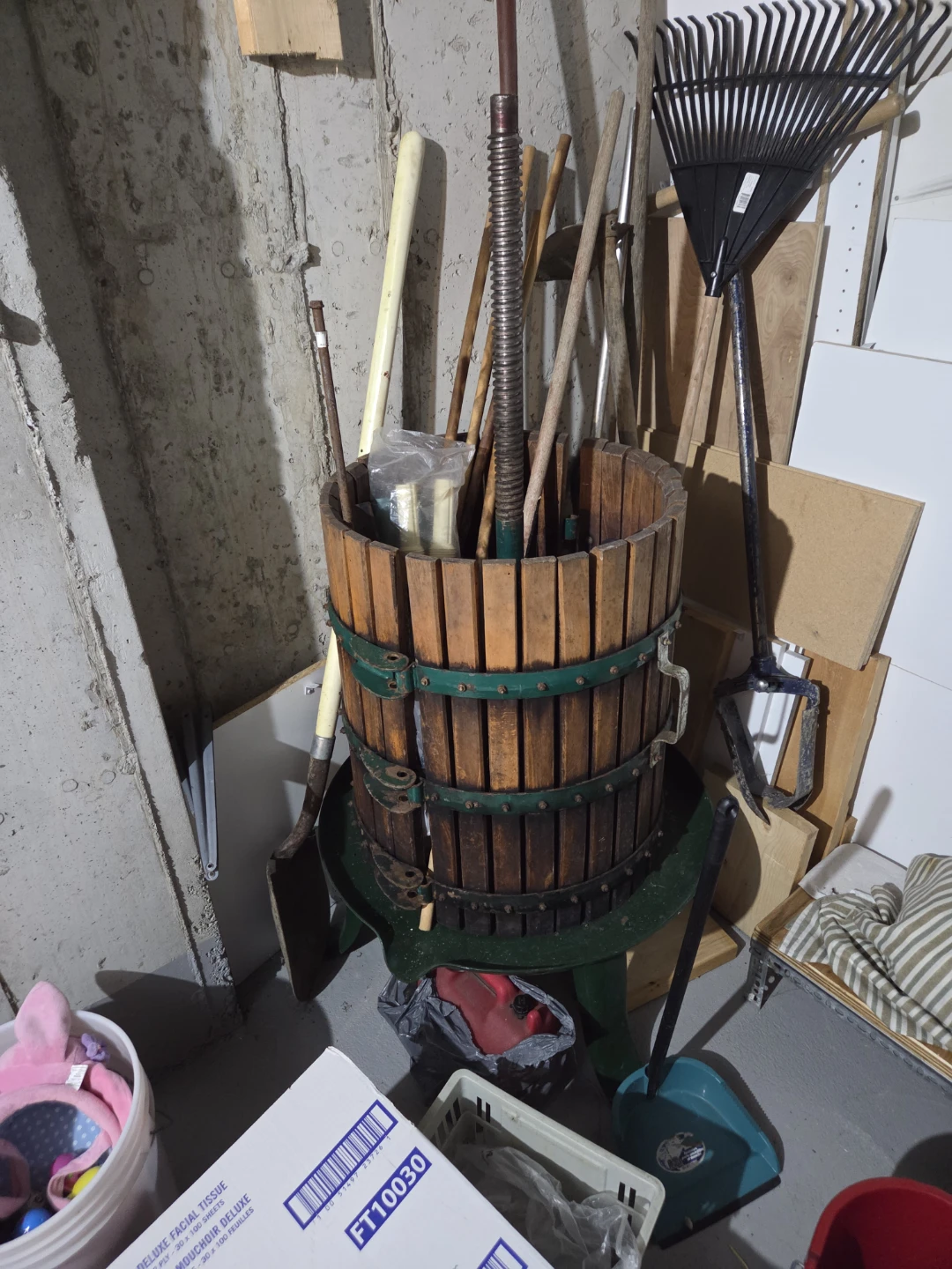 Vintage Wooden Fruit Press