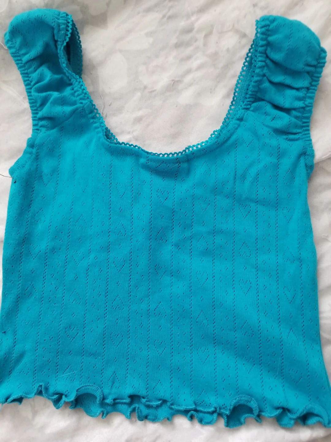 Girls Sister's Closet Teal Tank Top - photo 2