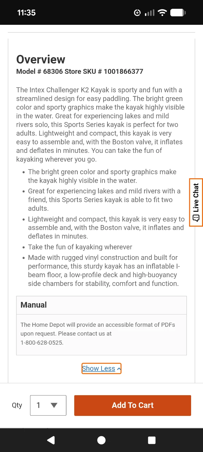 Intex Challenger K2 Kayak, 2-Person Inflatable Kayak Set - photo 2