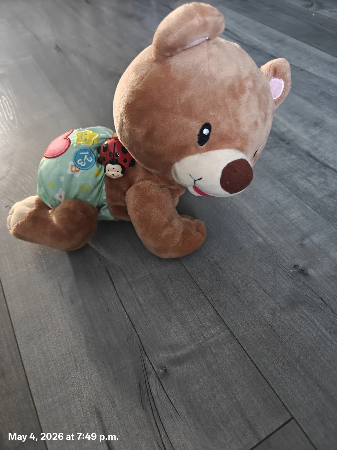 Fisher-Price Crawl with Me Learning Bear Toy