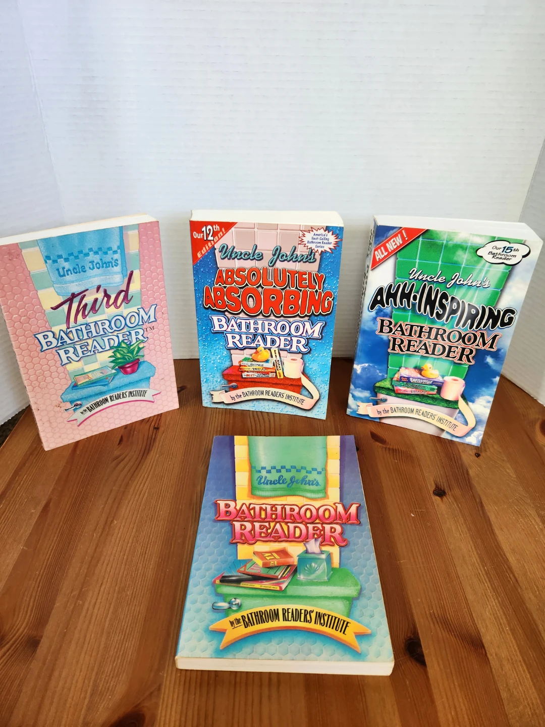 USED ~ Uncle John's Bathroom Reader Books (Lot of 4)