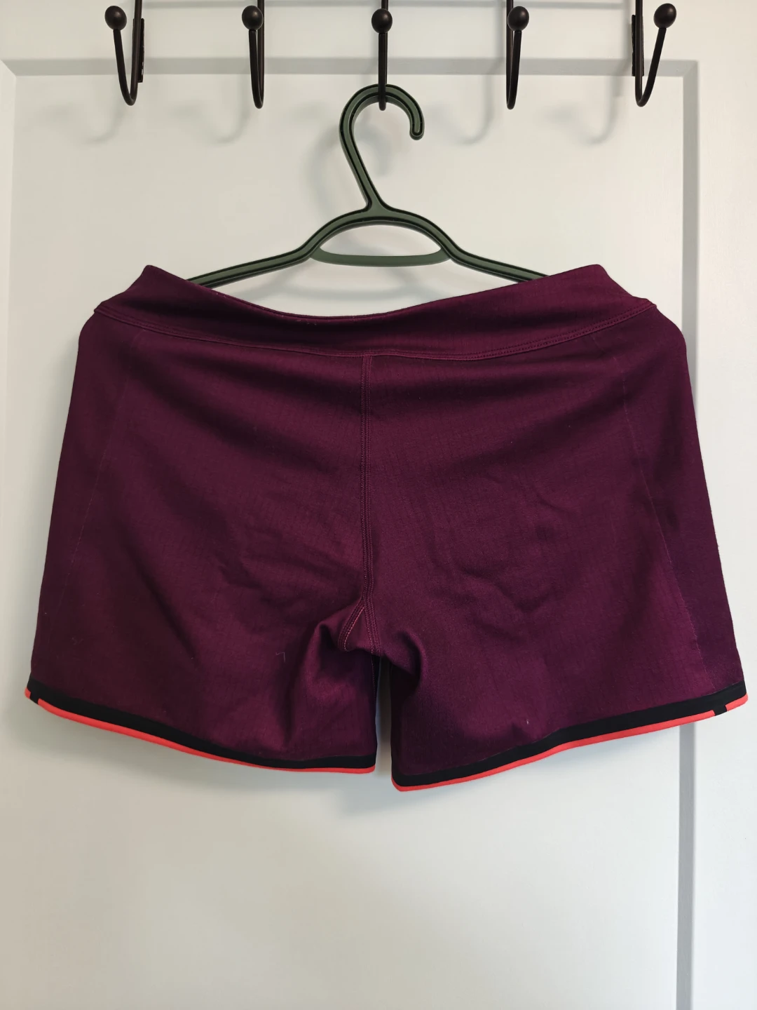 Reebok CrossFit Reversible Running Shorts M/M Burgundy & Orange - photo 2