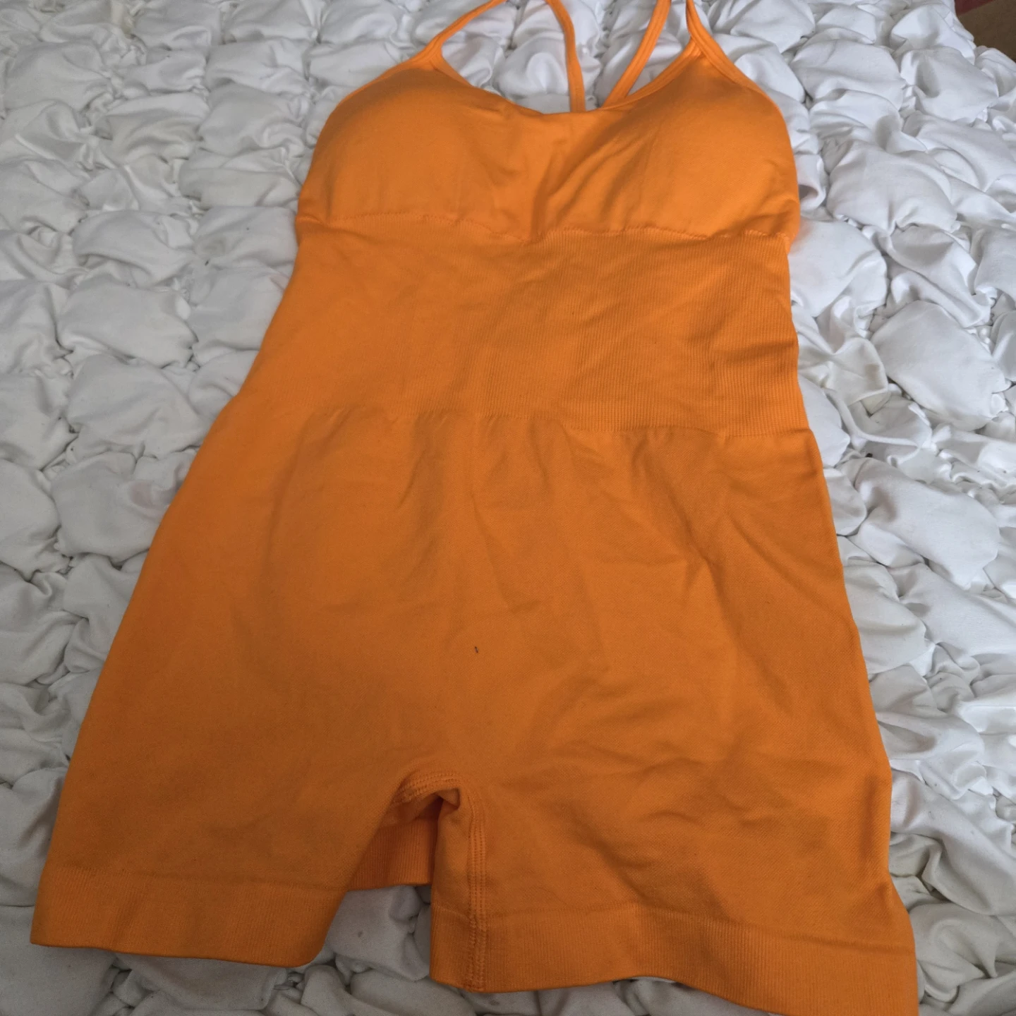 Orange Athletic Bodysuit